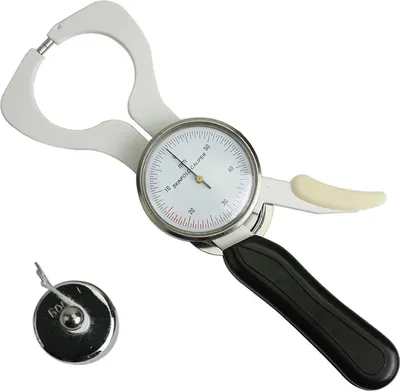 Image de Plicomètre en acier inoxydable – Appareil de mesure précise de la graisse corporelle pour les salons de beauté et les centres d'examen