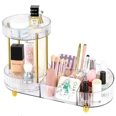 Productafbeelding van elzle Make-up organizer, make-up tafel organizer, 360° draaibaar