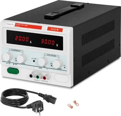 Obrázok produktu pre Laboratórny regulovaný zdroj, 0-30 V - 0-20 A DC | S-LS-79