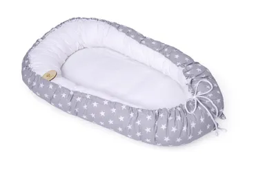 Obrázek produktu pro Oboustranné hnízdečko Maceshka Basic Bílé hvězdy