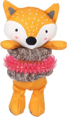 Produktbild von Flamingo Hundespielzeug für Welpen Britty Fuchs ocker