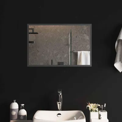 Obrázok produktu pre LED zrkadlo do kúpeľne, priehľadné, 60 x 40 cm, tvrdené sklo