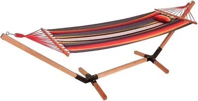 Produktbild von Hängematten-Set Haiti, mit Holzgestell
