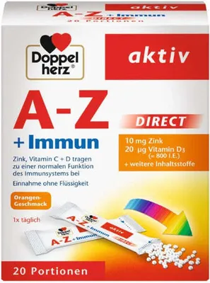 Produktbild von Doppelherz A-Z + Immun DIRECT, 20 St PEL