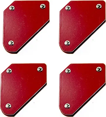 Produktbild von Easy Work Mini Magnethaltersatz, rot (4er Pack)
