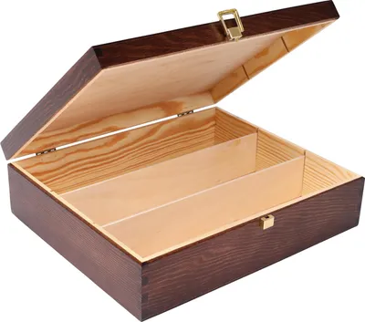 Image de Creative Deco Boîte Caisse à Vin en Bois Marron 35 x 30 x 10 cm 3 Bouteilles