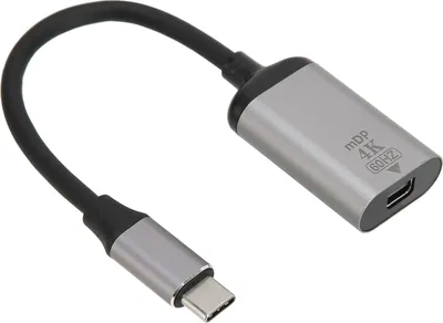 Image de Adaptateur USB C vers DisplayPort 4K 60Hz Alliage d'aluminium Plug and Play Adaptateur USB C vers Mini DP pour ordinateur portable, téléphone et tablette