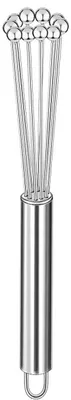 Schneebesen, 10 Zoll, Edelstahl, spülmaschinenfest, ideal zum Aufschlagen