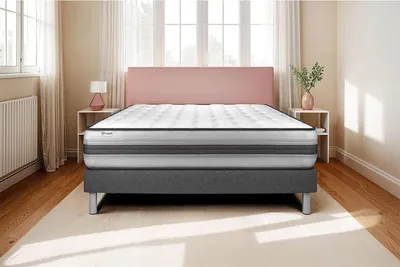 Productafbeelding van Matrasset VITAL POWER RECOVER, 130 x 200 cm, bedframe set, grijs