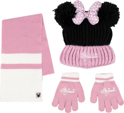 Produktbild von Disney Minnie Winterset mit Kapuze und Handschuhen