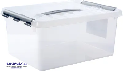 Produktbild von Sunware Kunststoffkiste mit Deckel 15 Liter, transparent