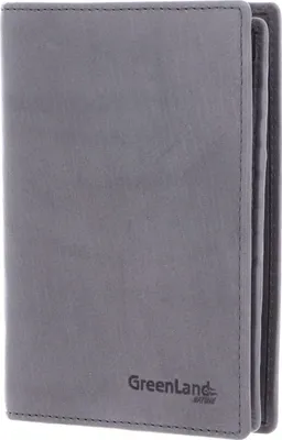 Produktbild von GreenLand Nature Leder Ausweisetui Passport / Document Case Granite flieder