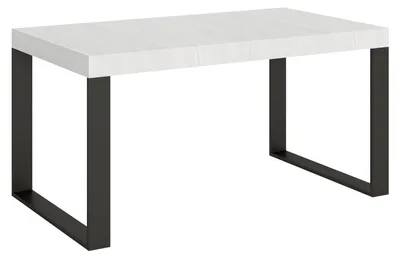 Immagine prodotto di Tavolo Allungabile 160-420x90x77 cm Tecno Bianco Frassino