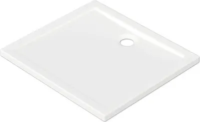 Produktbild von Jungborn Duschwanne CINQUE 80 x 90 x 2.5 cm weiß glänzend