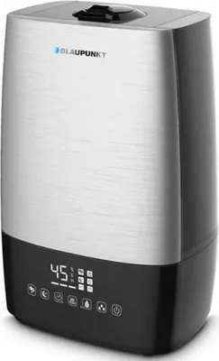 A Blaupunkt ultrasonic humidifier with a digital display.
