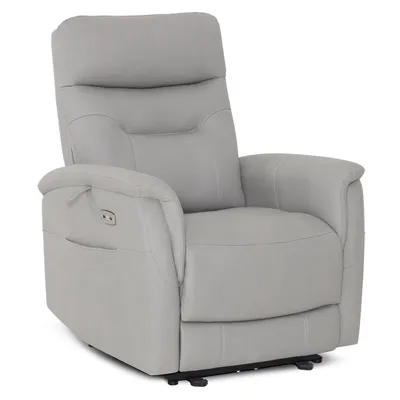 Produktbild von M MCombo Relaxsessel mit Liegefunktion, Fernsehsessel Elektrisch Verstellbar, TV Sessel, Recliner, Chair, Sessel Wohnzimmer Relax, 7077 (Hellgrau)