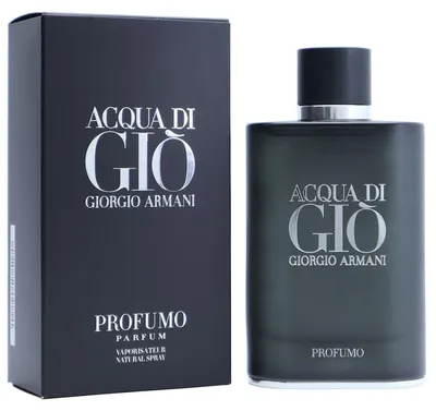 Produktbild von Giorgio Armani Acqua Di Giò Profumo, Männer, 125 ml, Nicht nachfüllbare Flasche, Bergamotte, Marine, Weihrauch, Spray
