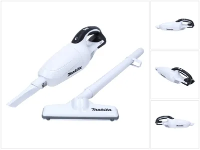 Obrázek produktu pro Makita DCL181FZW, Tyčový vysavač, Bezsáčkové, Bílá, 0,65 l, 1,4 m³/min, Suchý