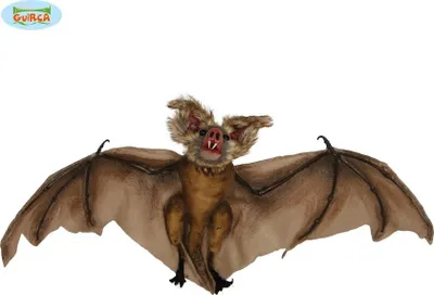 Immagine prodotto di Decorazione pipistrello Halloween grande creatura pipistrello mistico animale figura decorazione per notte spettrale spaventoso mette in evidenza creatura atmosfera da brivido, colore: marrone
