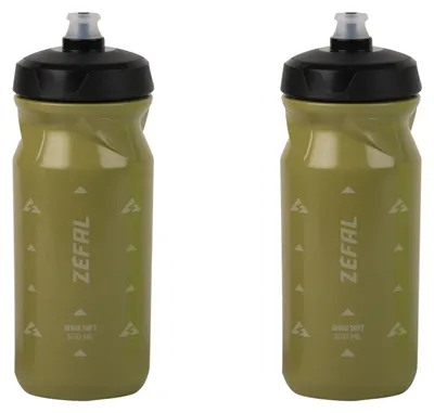 Produktbild von ZEFAL Pack Sense Soft 65 Trinkflasche, Olivgrün, 2 x 650 ml