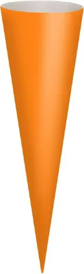 Produktbild von Goldbuch Bastelschultüte ohne Filzverschluss Neonorange 19x70 cm