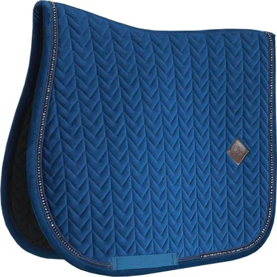 Produktbild von Kentucky Horsewear Springschabracke Velvet Pearls Sattelunterlage Marine Full