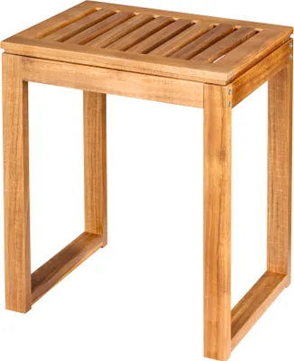 Produktbild von WENKO Badhocker Mod. Fondi, aus massivem Akazienholz