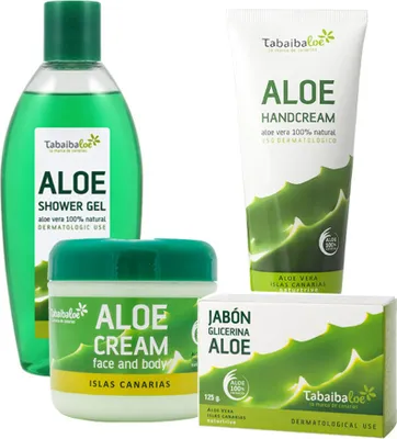 Produktbild von Tabaibaloe Aloe Vera Geschenkset 4-Teilig