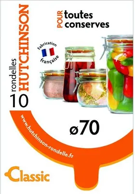 Immagine prodotto di Sacchetto con 10 dischi universali – Classici – Diametro 70 mm – La guarnizione francese
