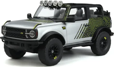 Produktbild von GT Spirit 1:18 FORD BRONCO RTR ICONIC - 2022 - silver