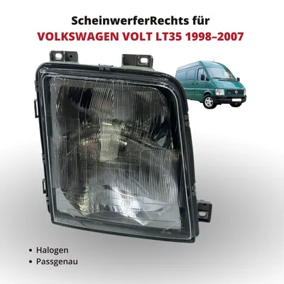 Zdjęcie produktu dla Reflektor przedni prawy do VOLKSWAGEN VOLT LT35 1998–2007 | Halogenowy | Numer katalogowy 505537
