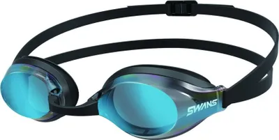 Produktbild von SWANS verspiegelte Schwimmbrille SR-3M für Wettkampf & Training, Farbe:smoke blue (SMBL)