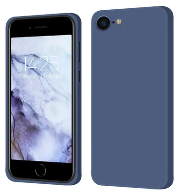 Produktbild von Hülle für Apple iPhone 7 / 8 / SE 2020 Case Cover Bumper Smartphone Softgrip Schutzhülle Farbe: Lavendelblau