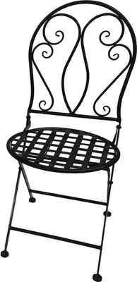 Image de Chaise pliante chaise de jardin chaise de bistrot chaise de balcon design méditerranéen