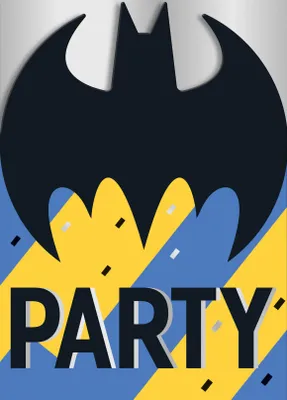 Produktbild von Einladungen Batman