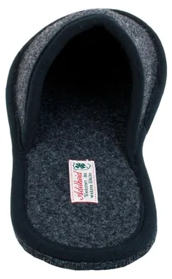 Produktbild von Naturbursche Filzpantoffel, Farbe:rabenschwarz, Größe:42/43