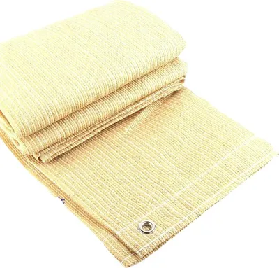 Obrázek produktu pro Sluneční plachta, odolný HDPE, ochrana proti UV záření, béžová, 1,2 m x 4 m