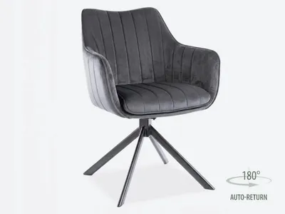 Immagine prodotto di Sedia girevole OTO 1 - grigio / nero