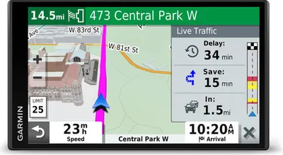 Produktbild von Garmin DriveSmart 65 EU MT-S, Ganz Europa, 17,6 cm (6.95"), 1024 x 600 Pixel, TFT, Multitouch, Flash, Speicherkarte
