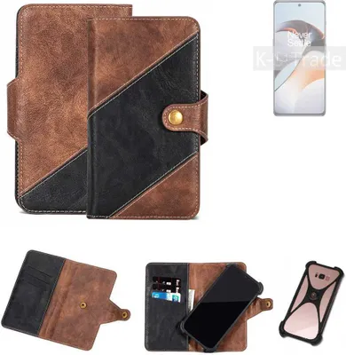 Produktbild von K-S-Trade Handyhülle Schutzhülle Bookstyle Case kompatibel mit OnePlus Ace 2 Klapphülle Cover Hülle Schutztasche 1x