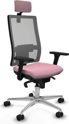 Immagine prodotto di Sedia da ufficio Piqueras y Crespo, modello 3D086N2, colore rosa