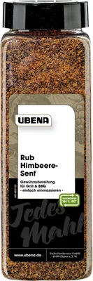 Obrázek produktu pro Ubena Rub malinová hořčice kořenící přípravek pikantní koření 650g