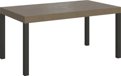 Zdjęcie produktu dla Stół rozkładany Everyday 160/420x90 cm gołębioszary z nogami w kolorze antracytowym