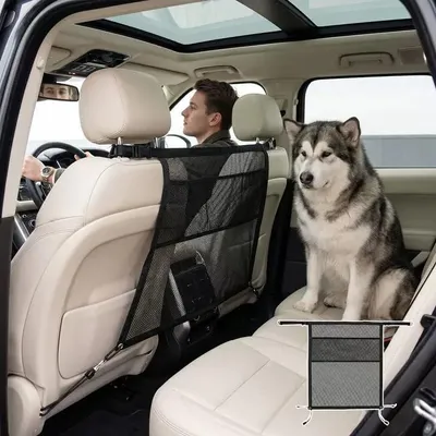 Produktbild von Autogitter für Hunde mit Staufächern