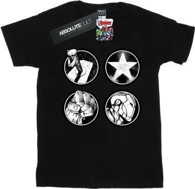 Produktbild von Marvel - "Avengers" T-Shirt für Herren BI5408 (XL) (Schwarz)