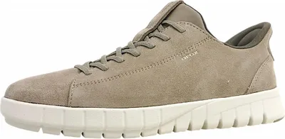 Immagine prodotto di Scarpe da uomo Geox Flextride Plus, mocassini sportivi con lacci, color beige, per il tempo libero