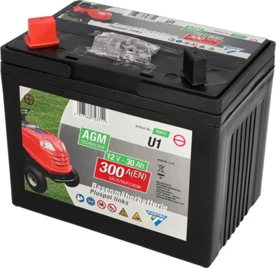 Produktbild von Cartec Rasenmäherbatterie 30Ah/300A +links