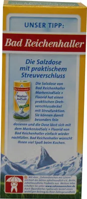 Produktbild von Bad Reichenhaller Jodsalz + Fluorid 500g