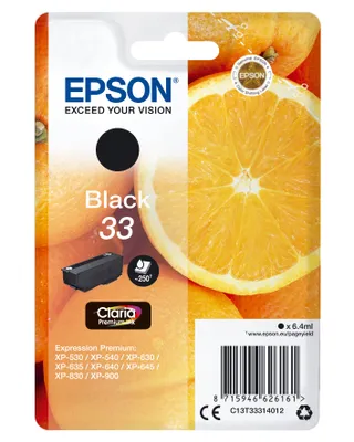 Produktbild von Epson Tintenpatrone schwarz Claria Premium 33 T 3331