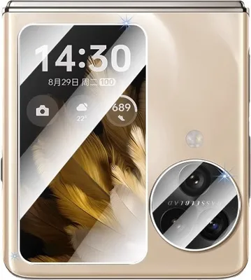 Obrázek produktu pro INF OPPO Find N2 Flip Transparent Tempered Glass Screen Protector 8.6x9x0.3cm OPPO Find N2 Flip